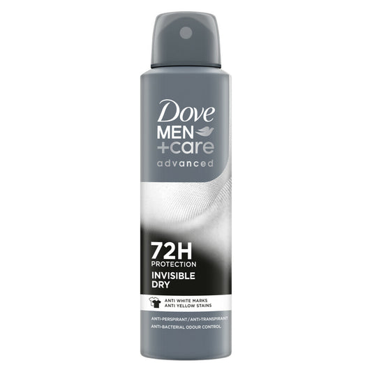 Dove Deospray Men+Care Advanced Invisible Dry 72h 150 ml