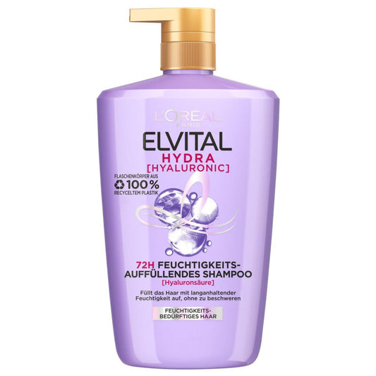 L'Oréal Paris Elvital Hydra Hyaluronic Shampoo 1000 ml