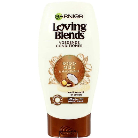 Garnier Loving Blends Conditioner Kokosmelk & Macadamia Normaal tot Droog haar 250 ml