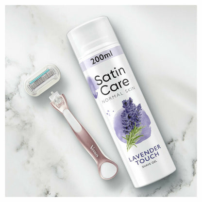 Gillette Satin Care Rasiergel Lavender Touch 200 ml