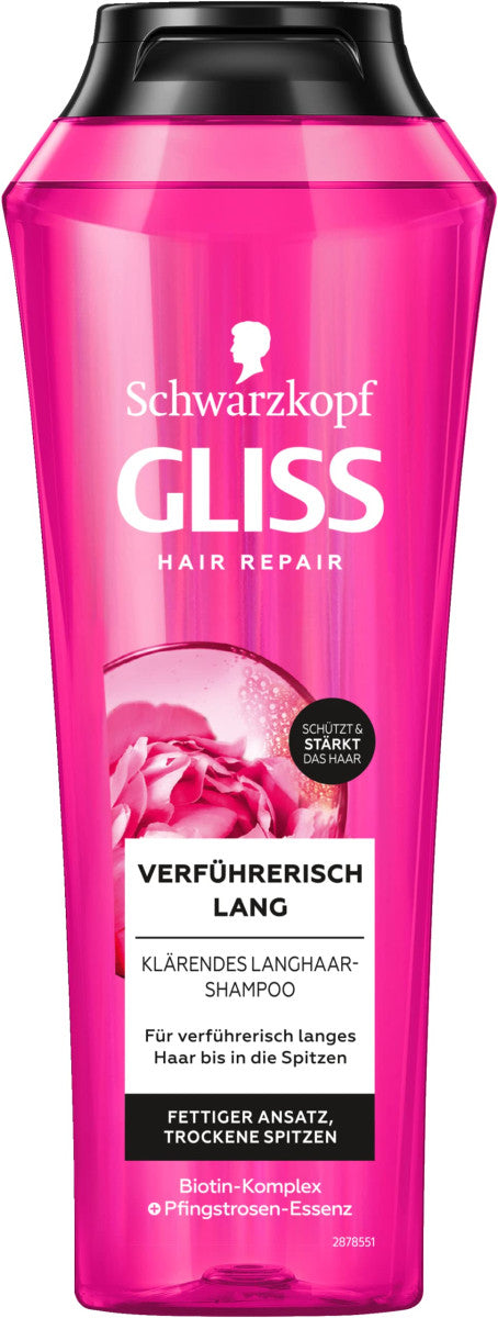 Gliss Shampoo Verleidelijk Lang 250 ml