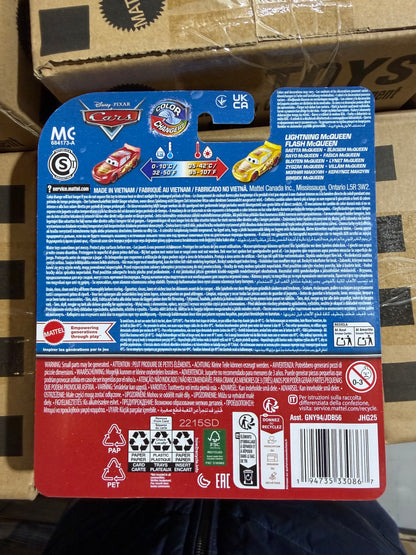 Disney Pixar Cars Color Changers Auto - Kleurveranderende Speelgoedauto - Warm & Koud Water - 8 Varianten