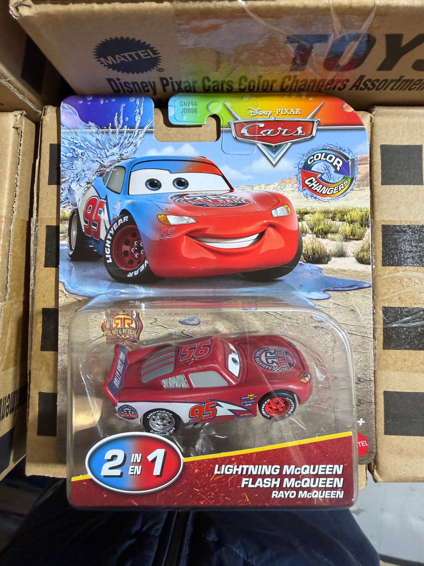 Disney Pixar Cars Color Changers Auto - Kleurveranderende Speelgoedauto - Warm & Koud Water - 8 Varianten