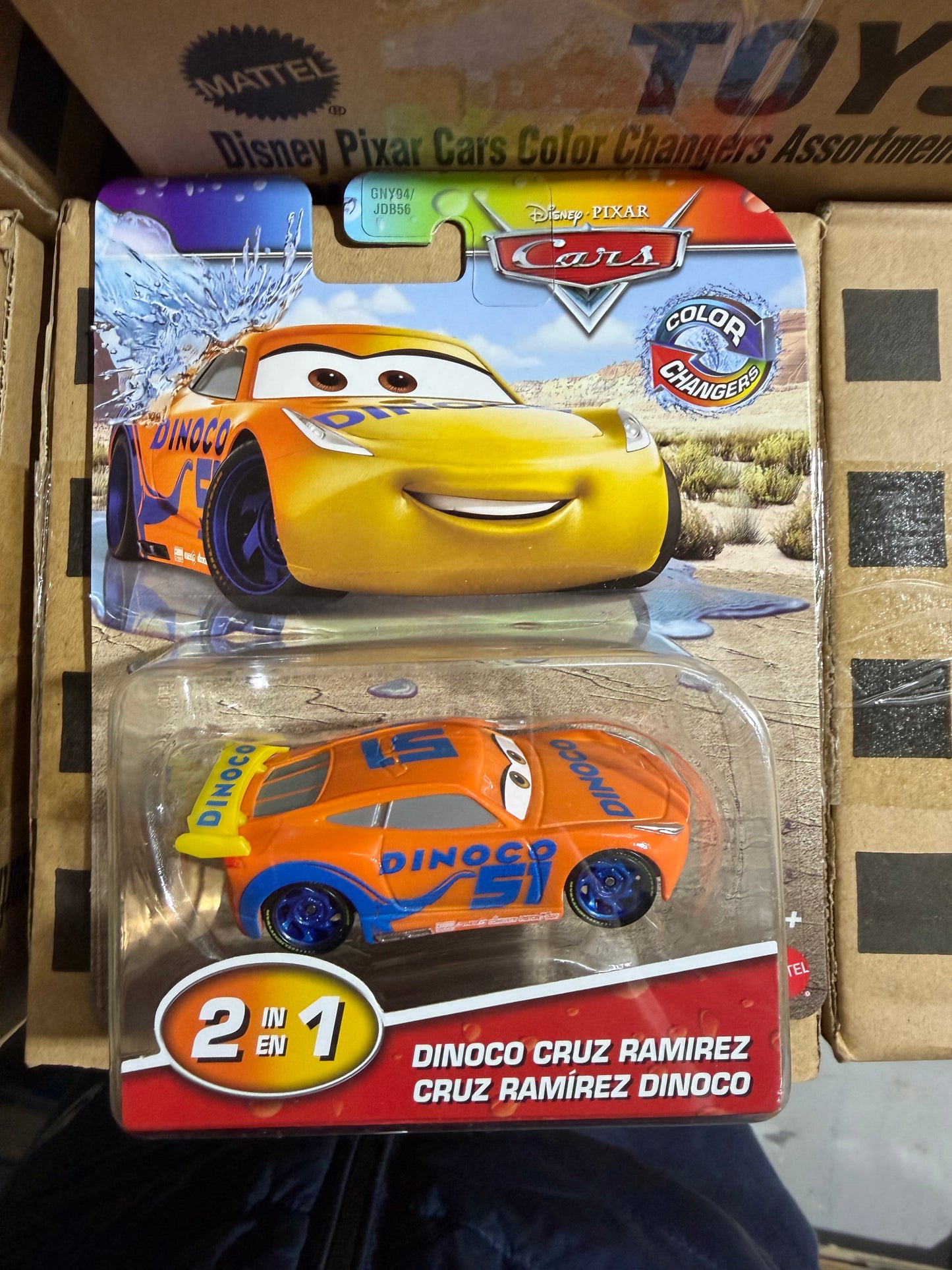 Disney Pixar Cars Color Changers Auto - Kleurveranderende Speelgoedauto - Warm & Koud Water - 8 Varianten