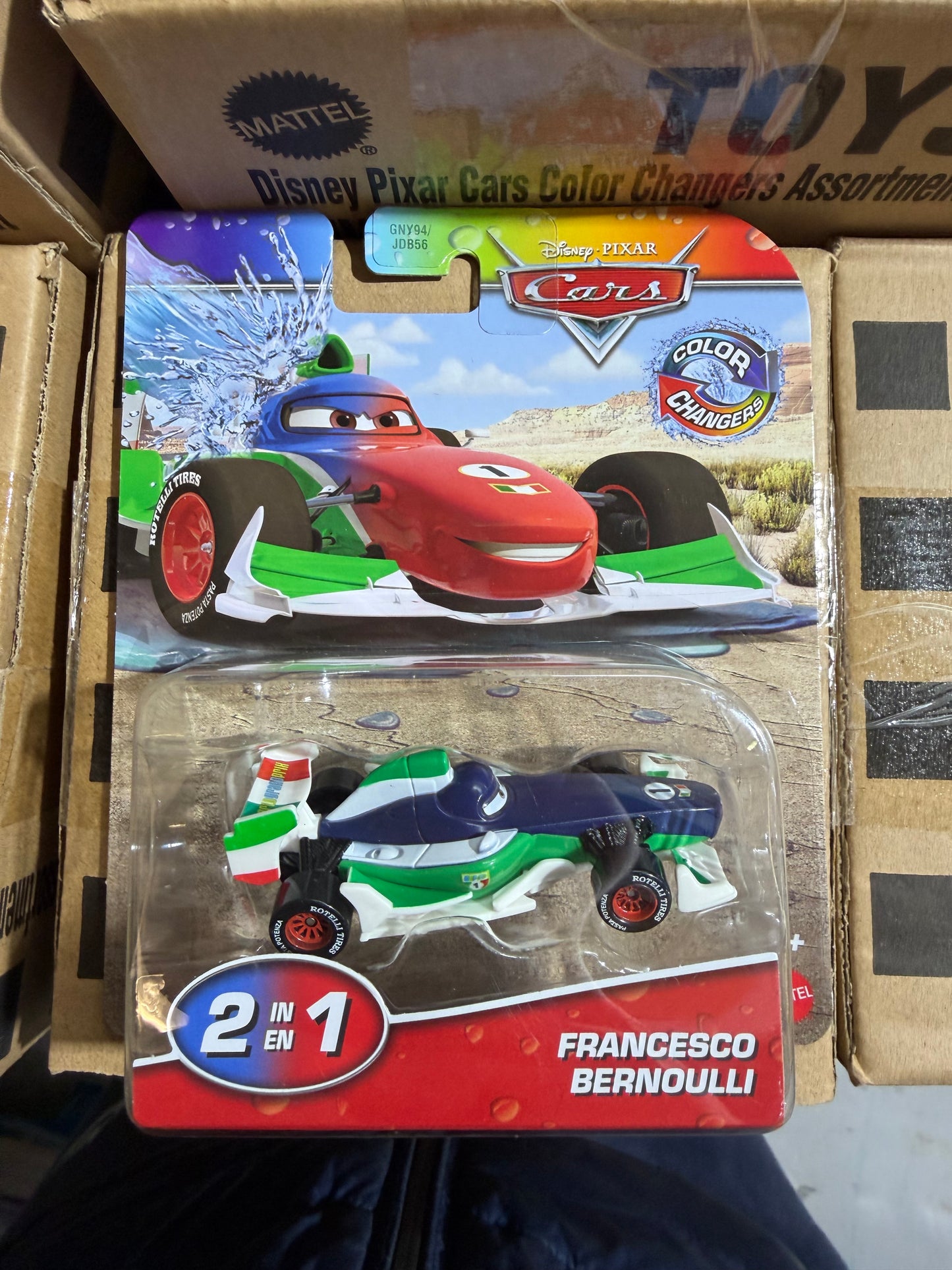 Disney Pixar Cars Color Changers Auto - Kleurveranderende Speelgoedauto - Warm & Koud Water - 8 Varianten