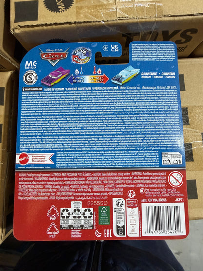 Disney Pixar Cars Color Changers Auto - Kleurveranderende Speelgoedauto - Warm & Koud Water - 8 Varianten