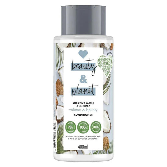 Love Beauty and Planet Conditioner Coconut Water & Mimosa Flower 400 ml - hydraterende conditioner