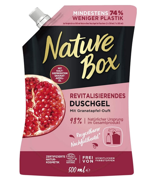Nature Box Granaatappel Douchegel Refill 500 ml
