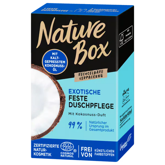 Nature Box Body Bar Coconut 100 gr - vaste douchezeep met kokosolie