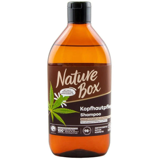 Nature Box Hennepzaad Shampoo 385 ml - voedende shampoo met hennepzaadolie