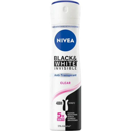 Nivea Black & White Deodorant Spray 150 ml