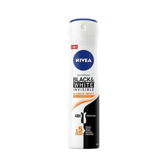 Nivea Black & White Ultimate Impact Deodorant Spray 150 ml