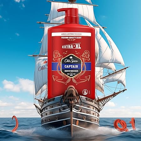 Old Spice Captain Douchegel 1000 ml