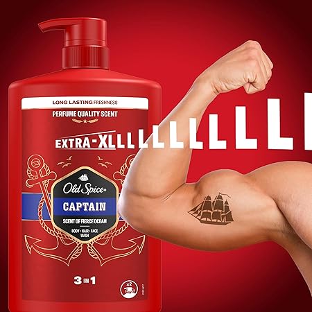 Old Spice Captain Douchegel 1000 ml