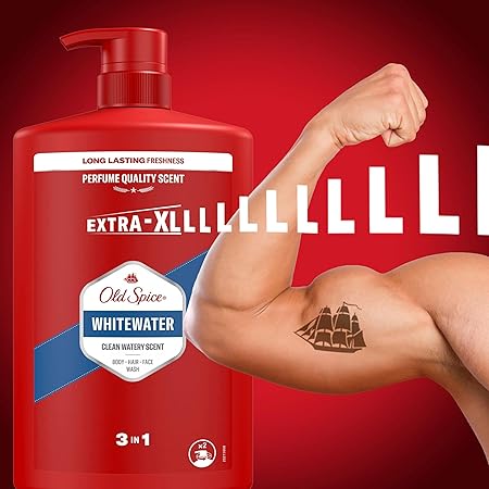Old Spice Whitewater Douchegel 1000 ml