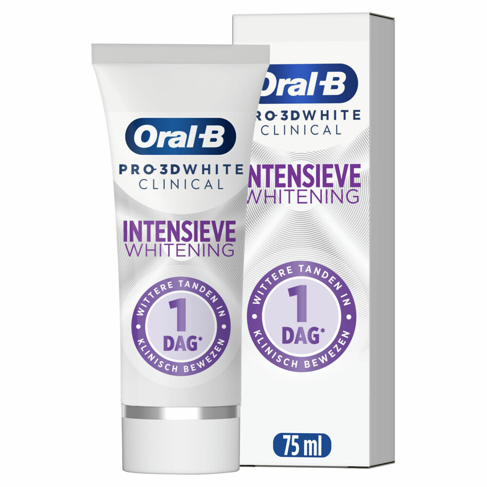 Oral-B Toothpaste Pro 3D White Clinical Radiant White 75 ml