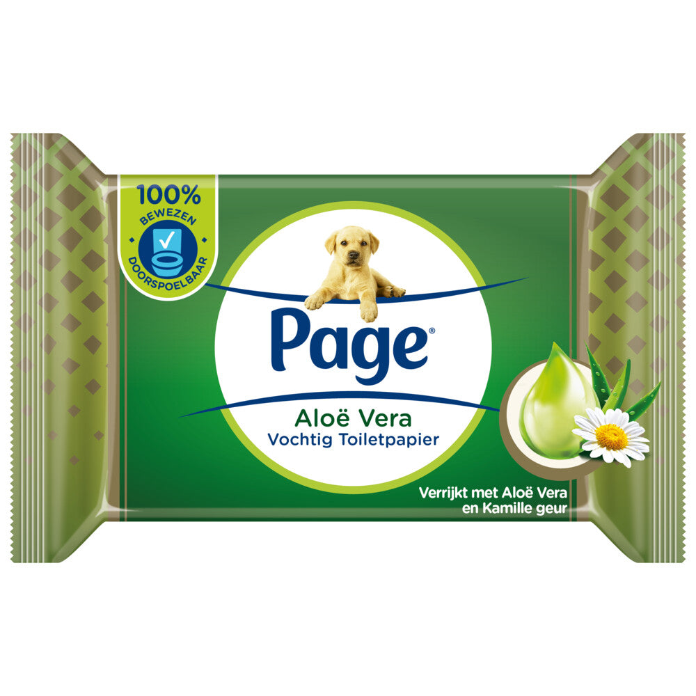 Page Moist Toilettenpapier Aloe Vera 38 Stück