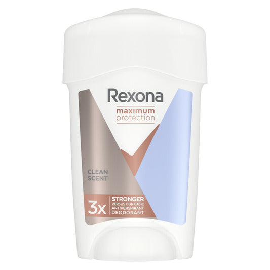 Rexona Deodorant Stick Cream Maximum Protection Clean Scent 45 ml