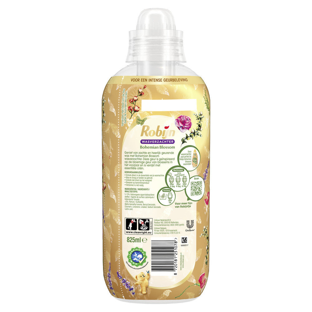 Robijn Wasverzachter Bohemian Blossom 33 Wasbeurten 825 ml