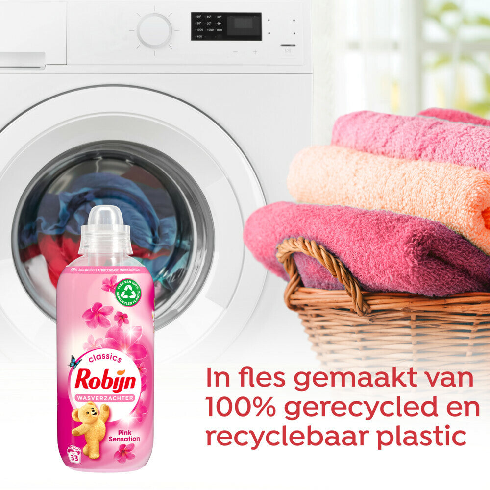 Robijn Wasverzachter Pink Sensation 33 Wasbeurten 825 ml