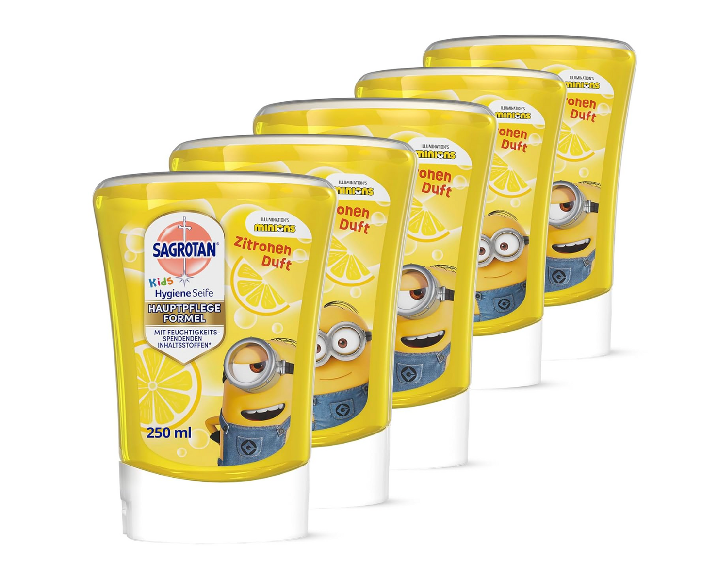 Sagrotan Kids No-Touch Handzeep Navulling Citroen Minions 5 x 250 ml