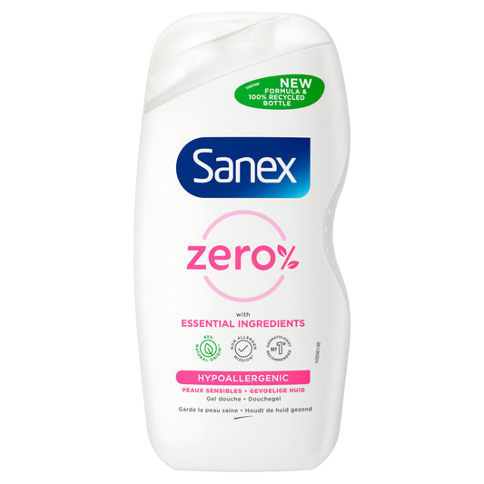 Sanex Douchegel Zero% Sensitive Skin 500 ml