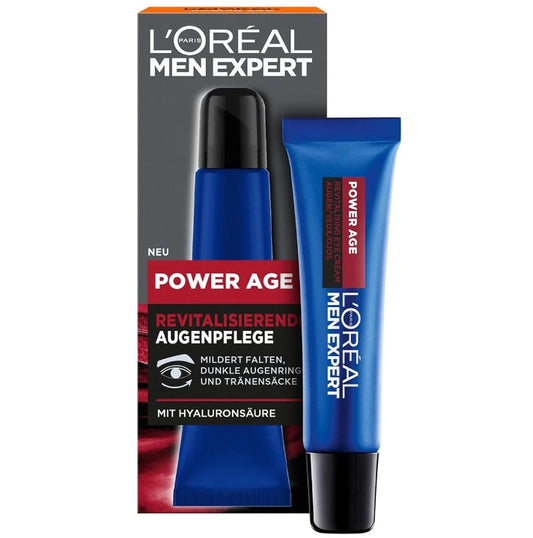 L’oreal Men Expert Power Age Revitalised Oogcreme Met Hyaluron Acid 15 ml