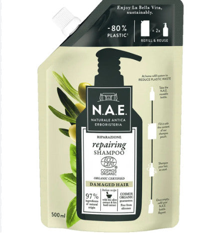 N.A.E. Repairing Refill Shampoo 500 ml