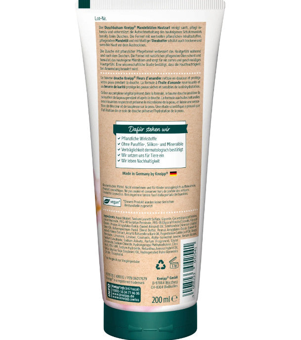 Kneipp Crème Douche Amandelbloesem Huidzacht 200 ml