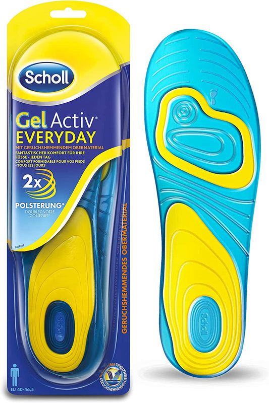 Scholl Gel Activ Inlegzolen Iedere Dag Man 1 paar 40-46,5