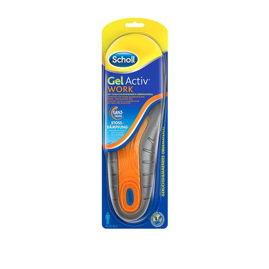 Scholl Gel Activ Inlegzolen Werk Man 1 paar 40-46,5