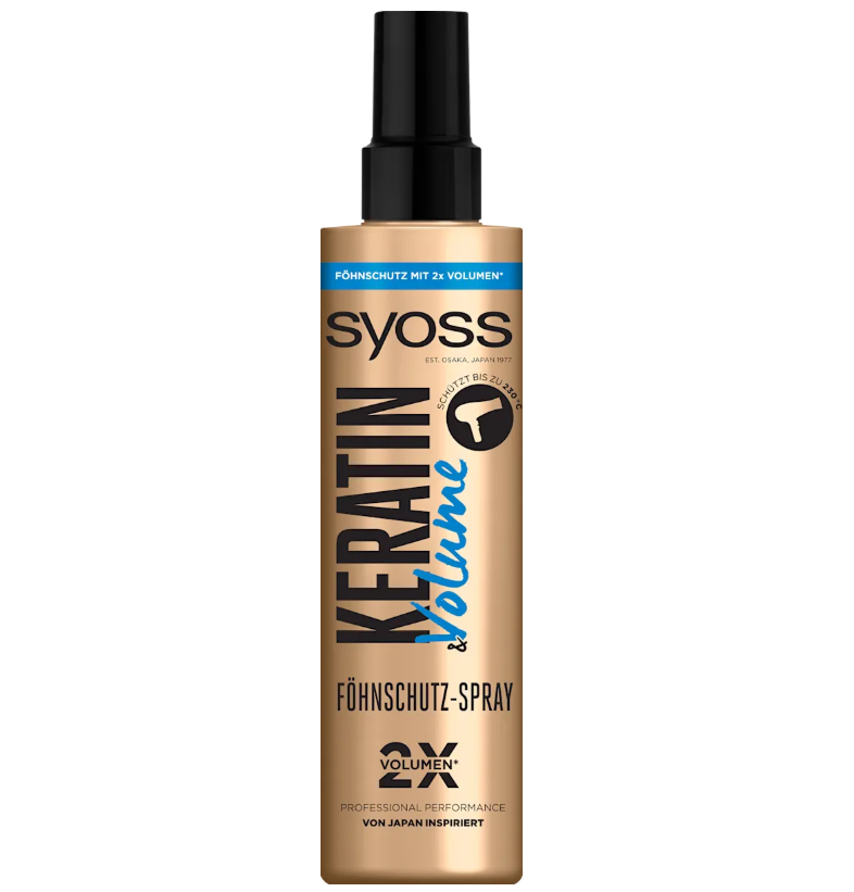 Syoss Keratin &amp; Volumen Hitzeschutzspray 200 ml