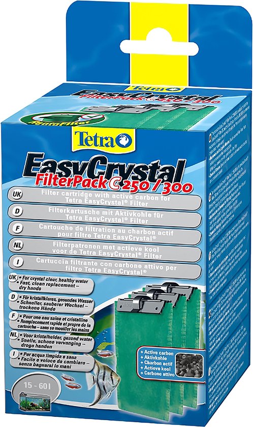 Tetra Tec Easycrystal Filterpack Filtermateriaal C250/300 l Activekool
