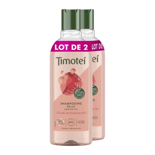 Timotei Frambozenolie Shampoo voor Gekleurd Haar 2 x 300 ml